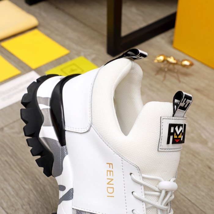 Fendi Mens Shoes Fashion Sneakers Luxury Brand Casual Shoes for Men with Original Box