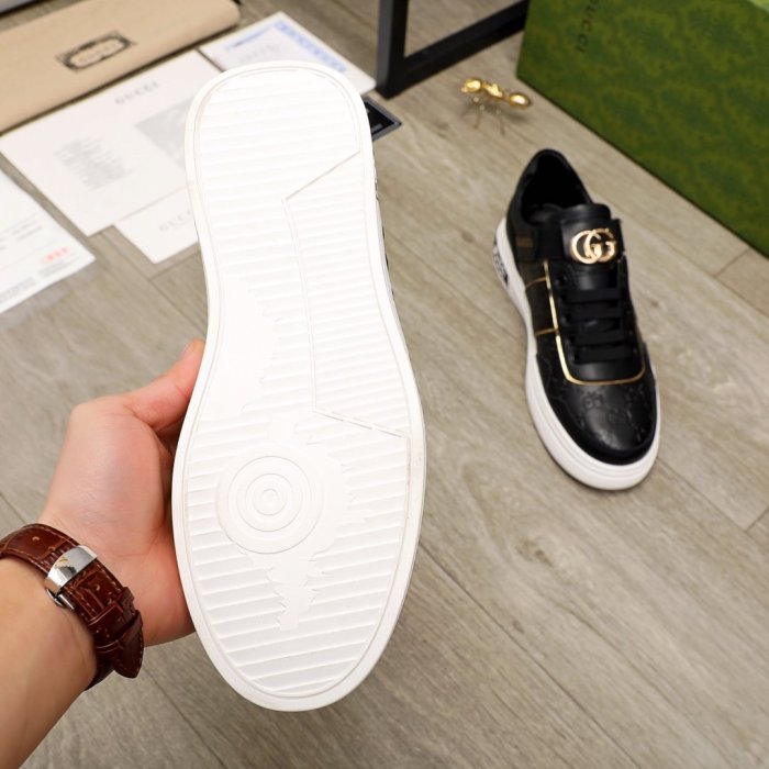 Gucci Mens Shoes Luxury Brand Men's Gucci Tennis Sneaker with Original Box