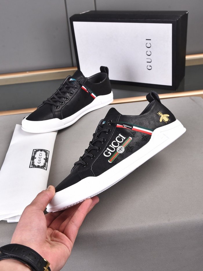Gucci Mens Shoes Luxury Brand Men's Gucci Tennis Sneaker with Original Box