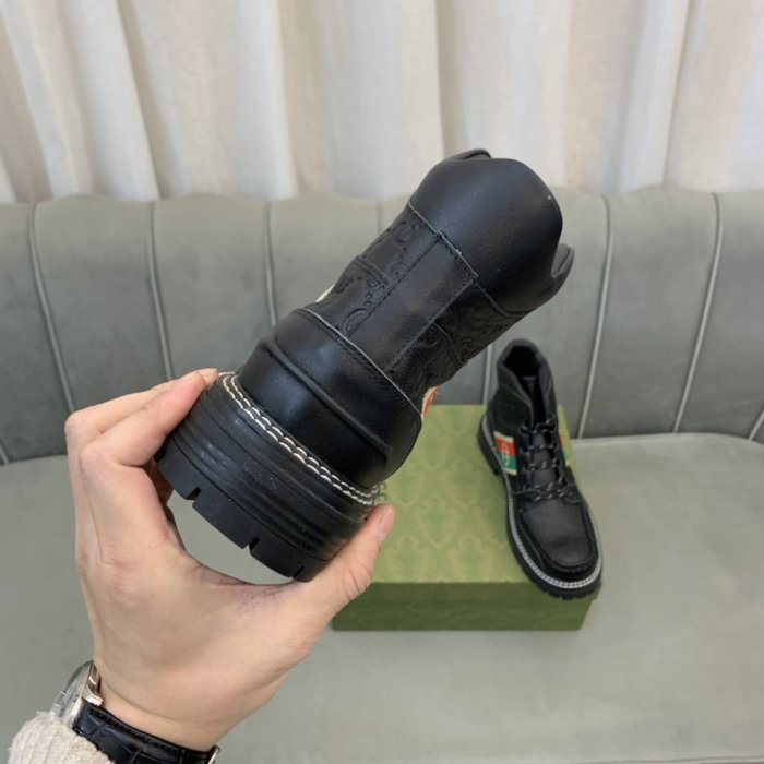 Gucci Men Shoes Ankle Boots Luxury Brand Mens Casual Fashion Shoes with Original Box