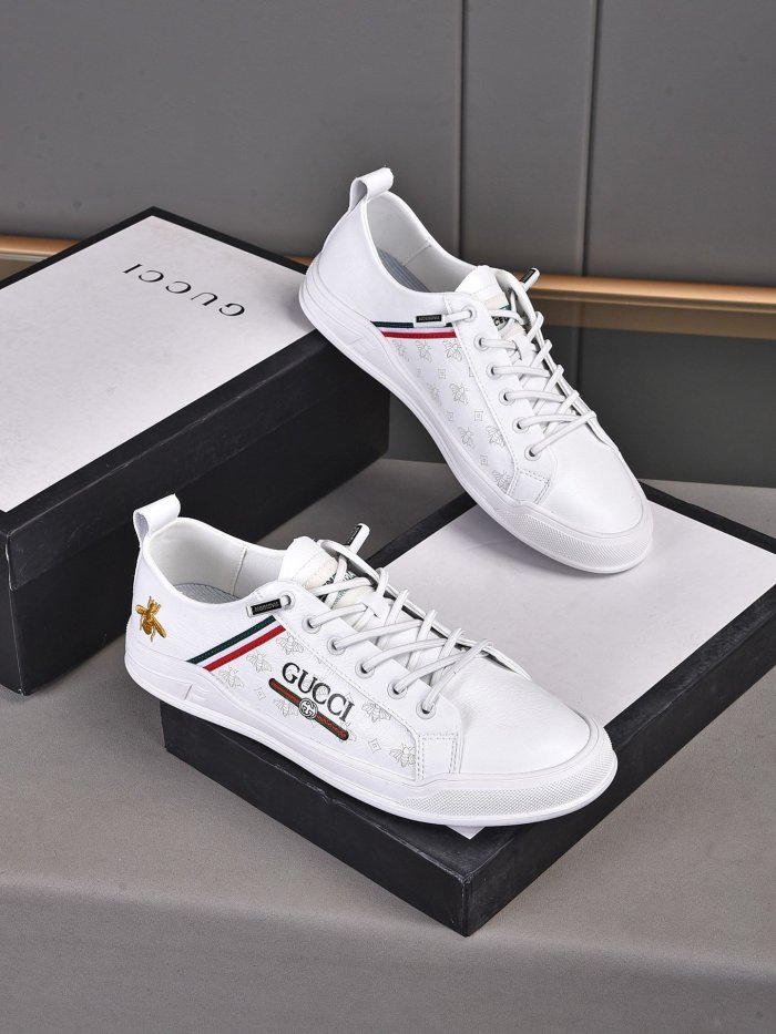 Gucci Mens Shoes Luxury Brand Men's Gucci Tennis Sneaker with Original Box
