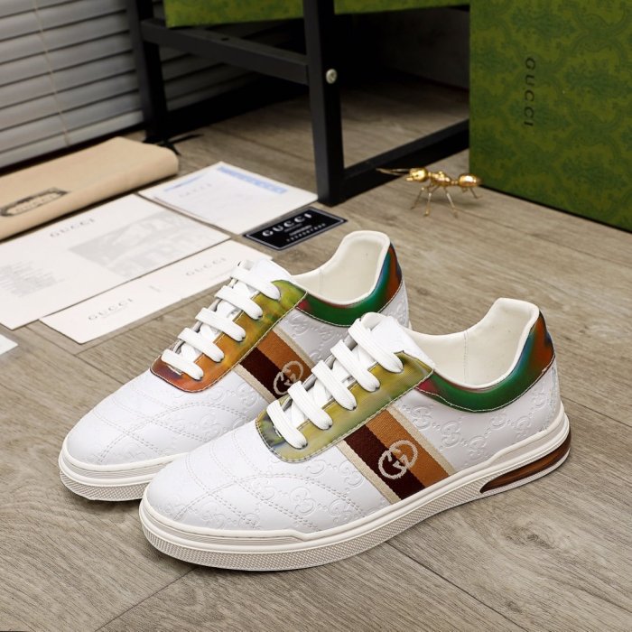 Gucci Mens Shoes Luxury Brand Men's Gucci Tennis Sneaker with Original Box