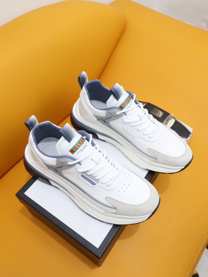 Gucci Mens Shoes Luxury Brand Men's Gucci Tennis Sneaker with Original Box