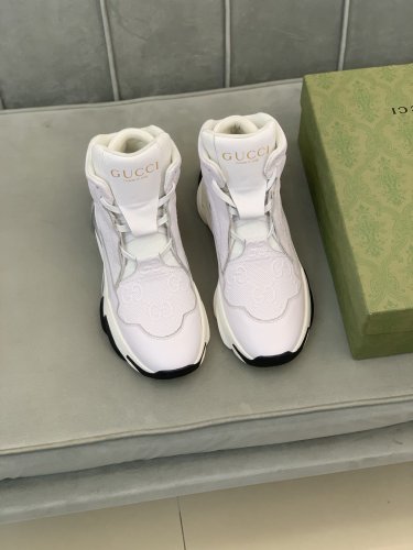 Gucci Men Shoes Ankle Boots Luxury Brand Mens Casual Fashion Shoes with Original Box