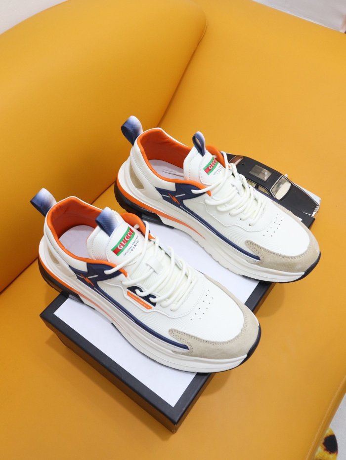 Gucci Mens Shoes Luxury Brand Men's Gucci Tennis Sneaker with Original Box