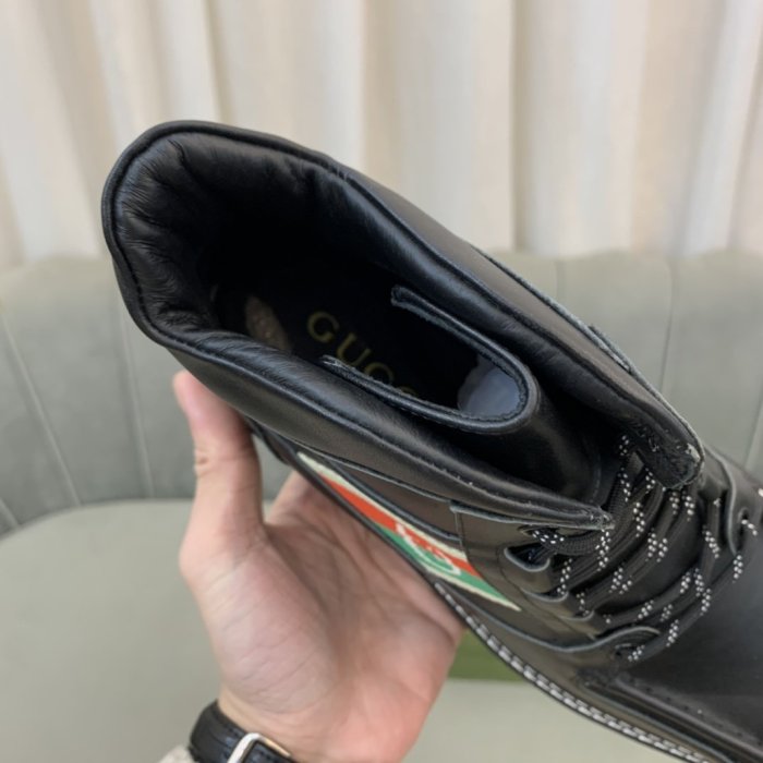 Gucci Men Shoes Ankle Boots Luxury Brand Mens Casual Fashion Shoes with Original Box