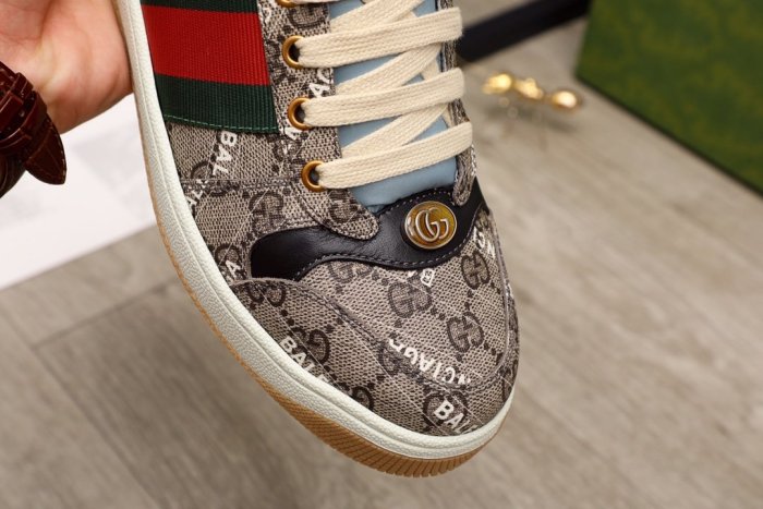 Gucci Mens Shoes Luxury Brand Men's Gucci Tennis Sneaker with Original Box