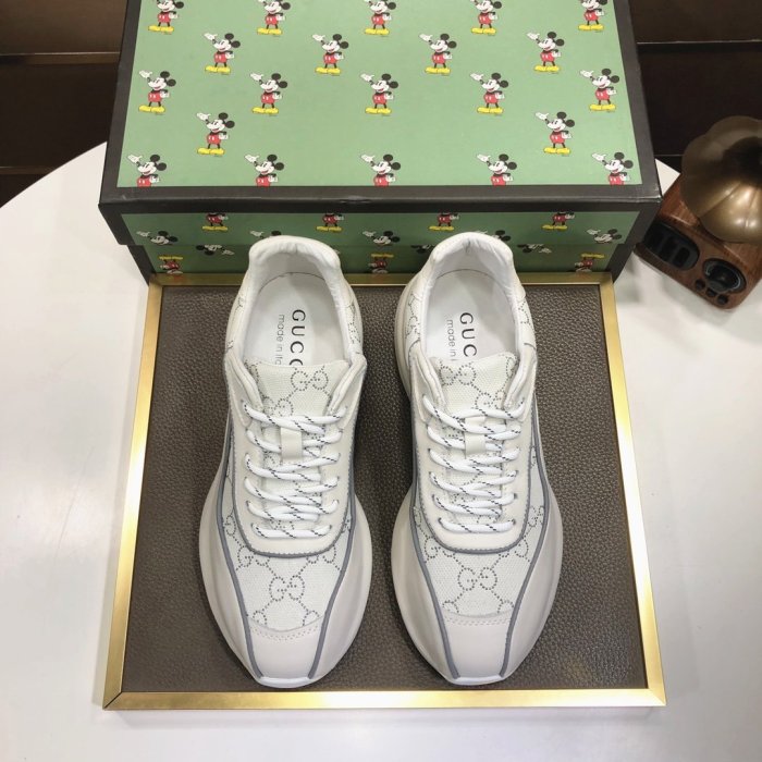 Gucci Mens Shoes Luxury Brand Men's Gucci Tennis Sneaker with Original Box