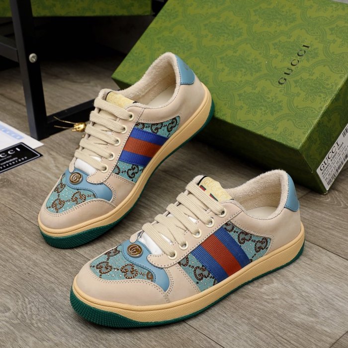 Gucci Mens Shoes Luxury Brand Men's Gucci Tennis Sneaker with Original Box