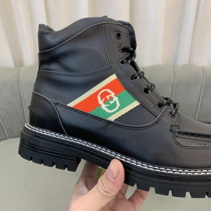 Gucci Men Shoes Ankle Boots Luxury Brand Mens Casual Fashion Shoes with Original Box