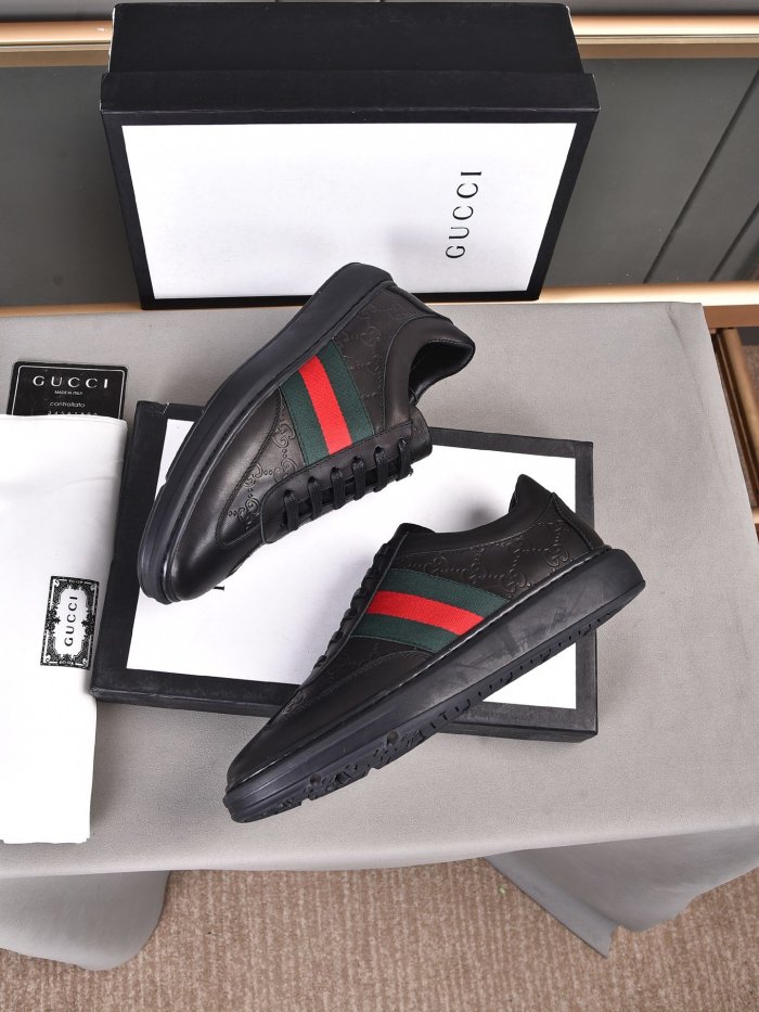 Gucci Mens Shoes Luxury Brand Men's Gucci Tennis Sneaker with Original Box
