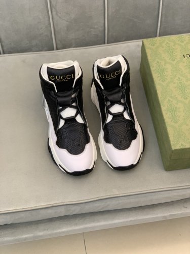 Gucci Men Shoes Ankle Boots Luxury Brand Mens Casual Fashion Shoes with Original Box