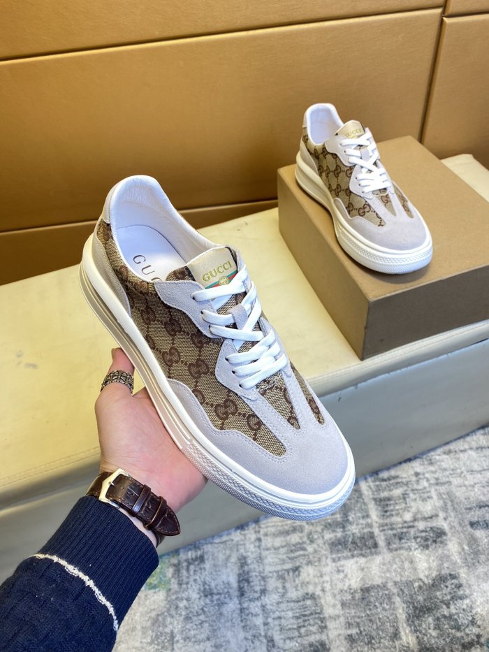 Gucci Mens Shoes Luxury Brand Men's Gucci Tennis Sneaker with Original Box