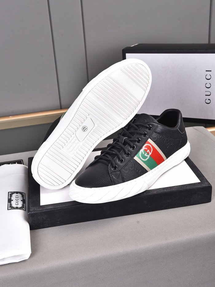 Gucci Mens Shoes Luxury Brand Men's Gucci Tennis Sneaker with Original Box