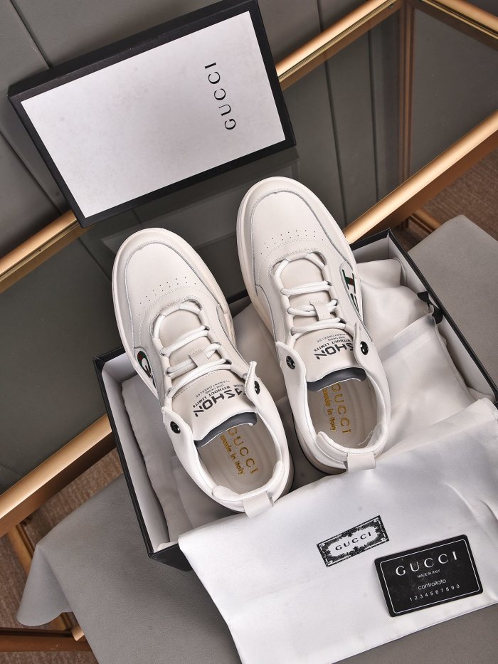 Gucci Mens Shoes Luxury Brand Men's Gucci Tennis Sneaker with Original Box
