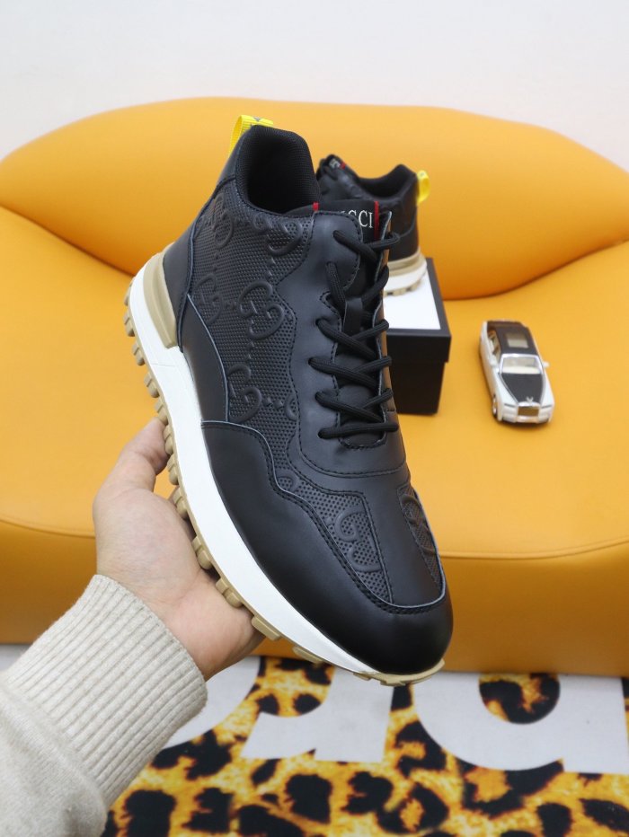 Gucci Mens Shoes Luxury Brand Men's Gucci Tennis Sneaker with Original Box
