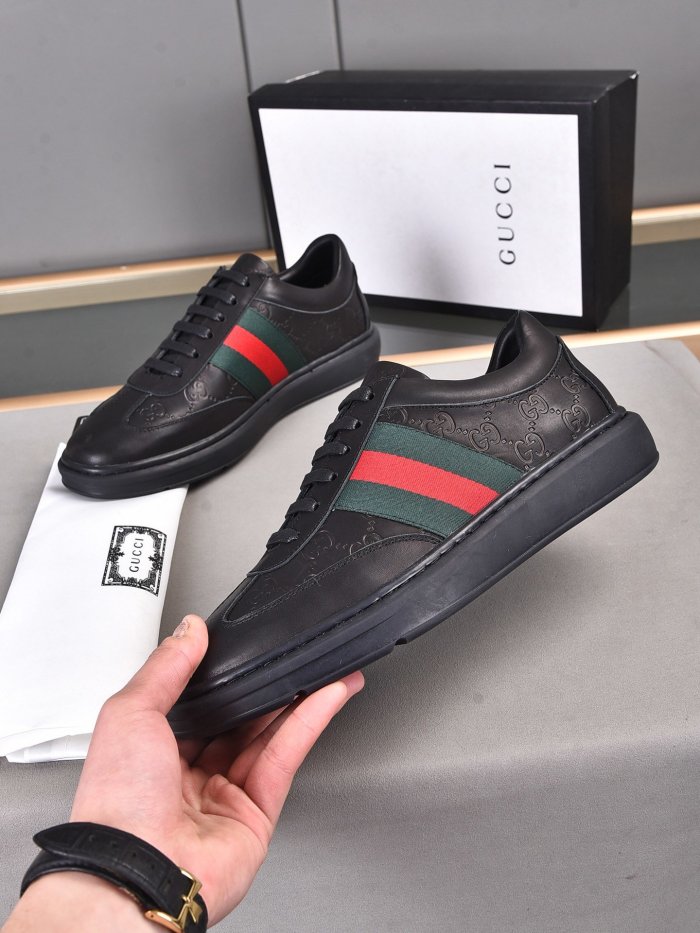 Gucci Mens Shoes Luxury Brand Men's Gucci Tennis Sneaker with Original Box