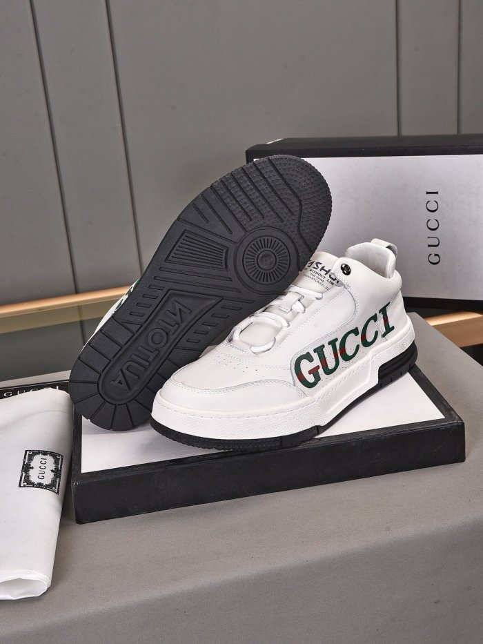 Gucci Mens Shoes Luxury Brand Men's Gucci Tennis Sneaker with Original Box