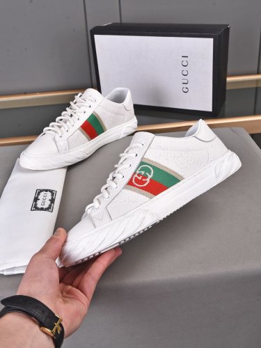 Gucci Mens Shoes Luxury Brand Men's Gucci Tennis Sneaker with Original Box