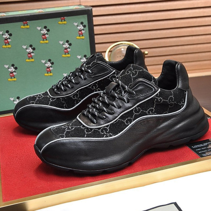 Gucci Mens Shoes Luxury Brand Men's Gucci Tennis Sneaker with Original Box