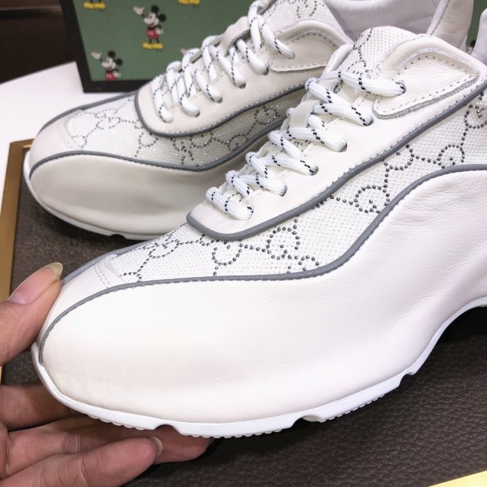 Gucci Mens Shoes Luxury Brand Men's Gucci Tennis Sneaker with Original Box