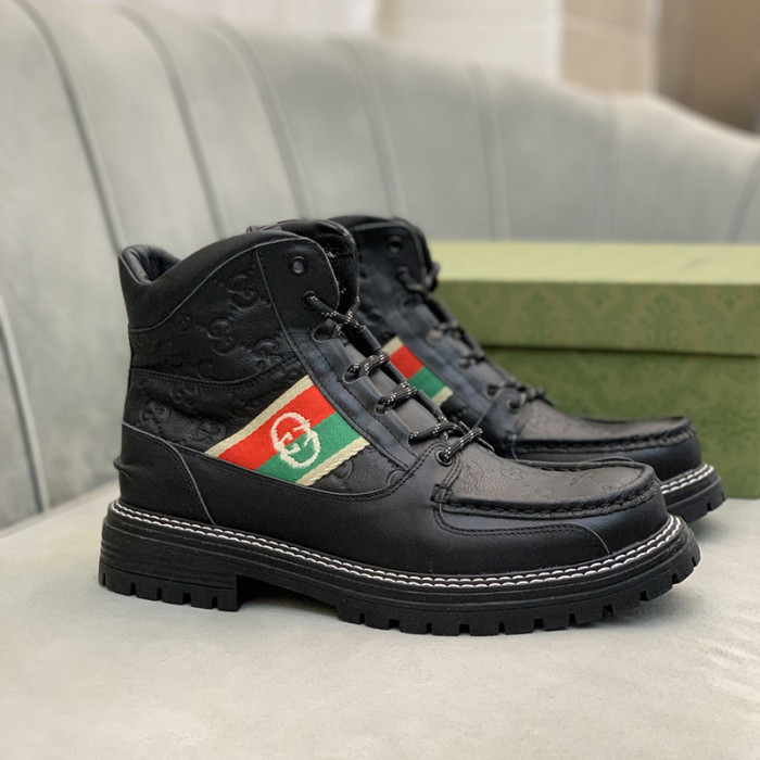 Gucci Men Shoes Ankle Boots Luxury Brand Mens Casual Fashion Shoes with Original Box