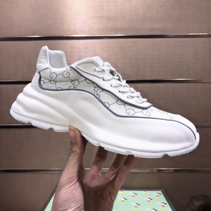 Gucci Mens Shoes Luxury Brand Men's Gucci Tennis Sneaker with Original Box
