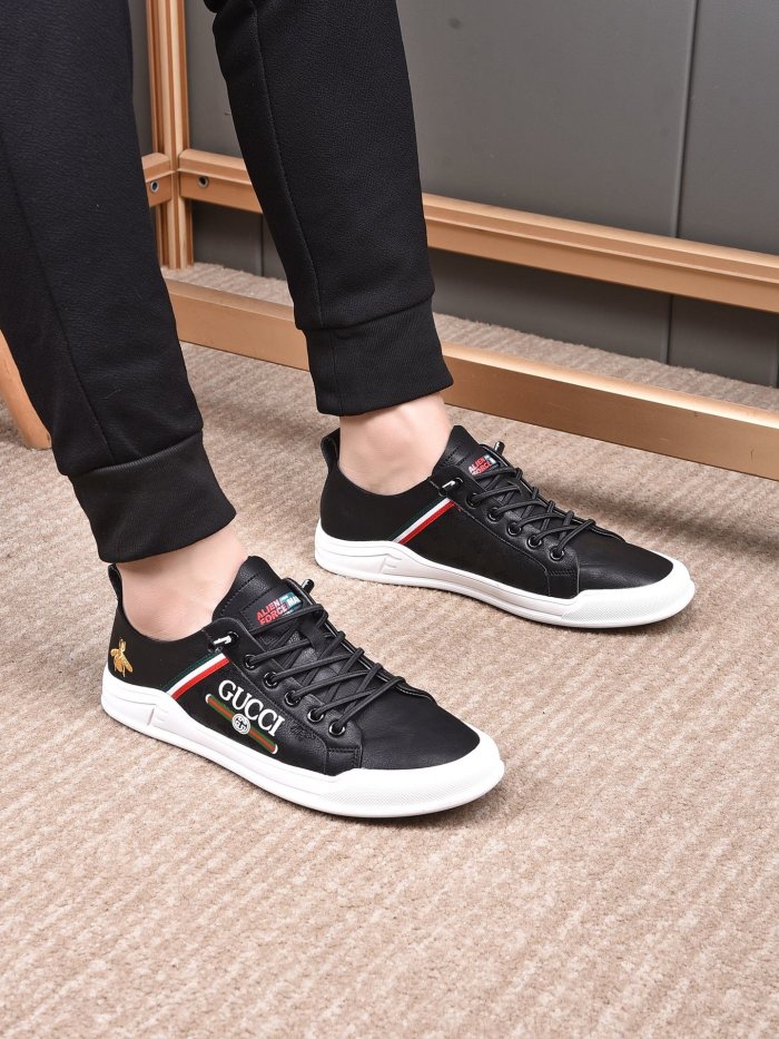 Gucci Mens Shoes Luxury Brand Men's Gucci Tennis Sneaker with Original Box