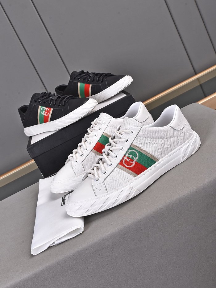 Gucci Mens Shoes Luxury Brand Men's Gucci Tennis Sneaker with Original Box