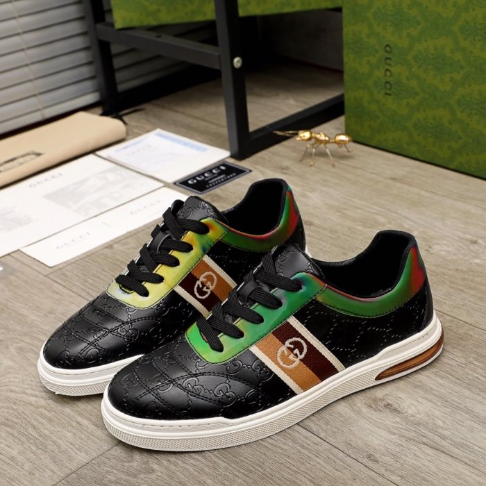 Gucci Mens Shoes Luxury Brand Men's Gucci Tennis Sneaker with Original Box