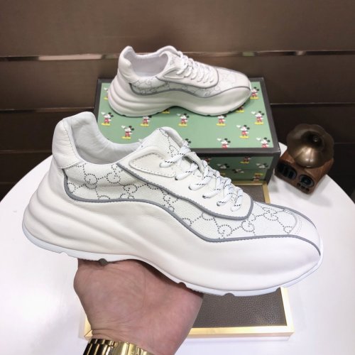 Gucci Mens Shoes Luxury Brand Men's Gucci Tennis Sneaker with Original Box