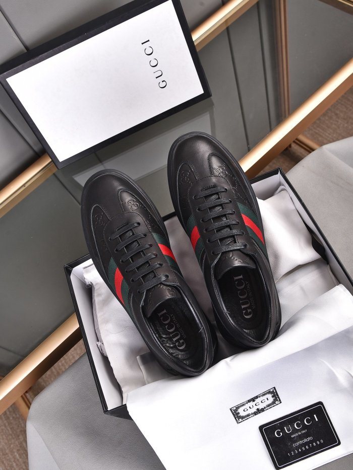 Gucci Mens Shoes Luxury Brand Men's Gucci Tennis Sneaker with Original Box
