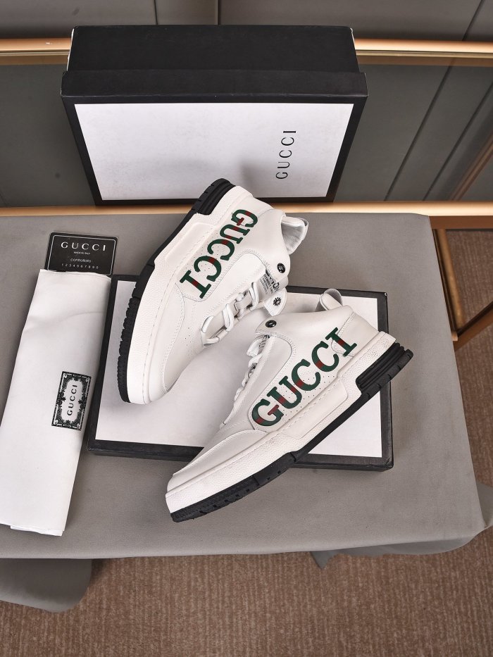 Gucci Mens Shoes Luxury Brand Men's Gucci Tennis Sneaker with Original Box