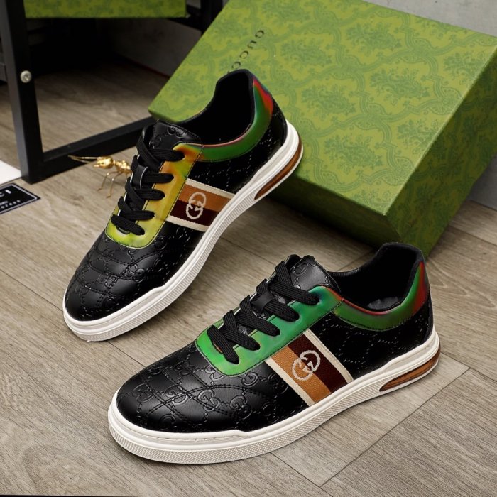Gucci Mens Shoes Luxury Brand Men's Gucci Tennis Sneaker with Original Box
