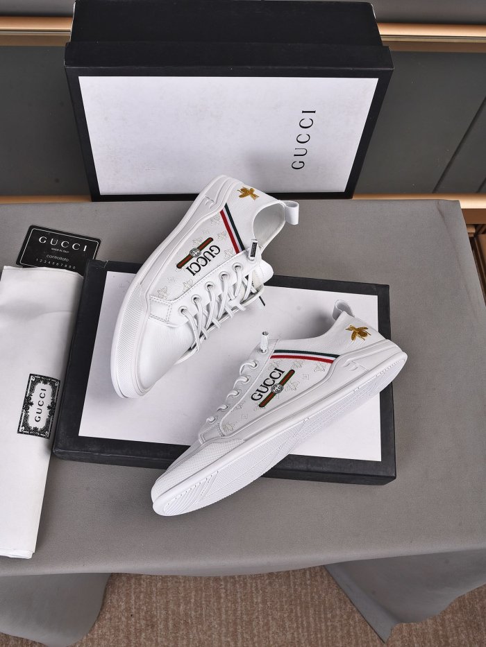 Gucci Mens Shoes Luxury Brand Men's Gucci Tennis Sneaker with Original Box