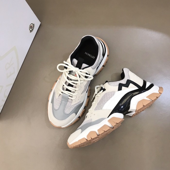 Moncler Men Shoes Sneakers Fashion Designers Luxury Brand Sports Shoes for Men Breathable with Original box