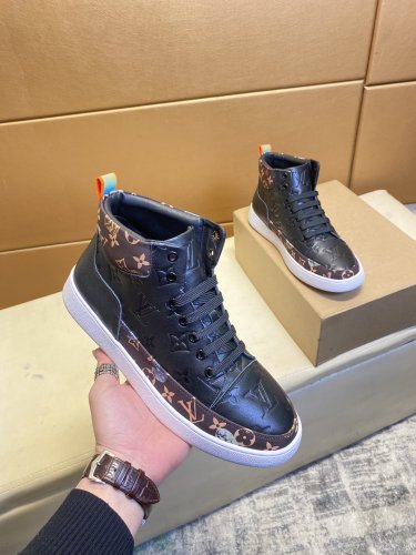 Louis Vuitton Men Shoes Fashion Sneakers Luxury Brand Mens Casual Shoes with Original Box