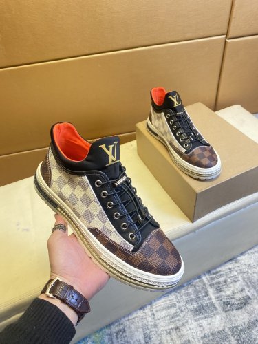 Louis Vuitton Men Shoes Fashion Sneakers Luxury Brand Mens Casual Shoes with Original Box