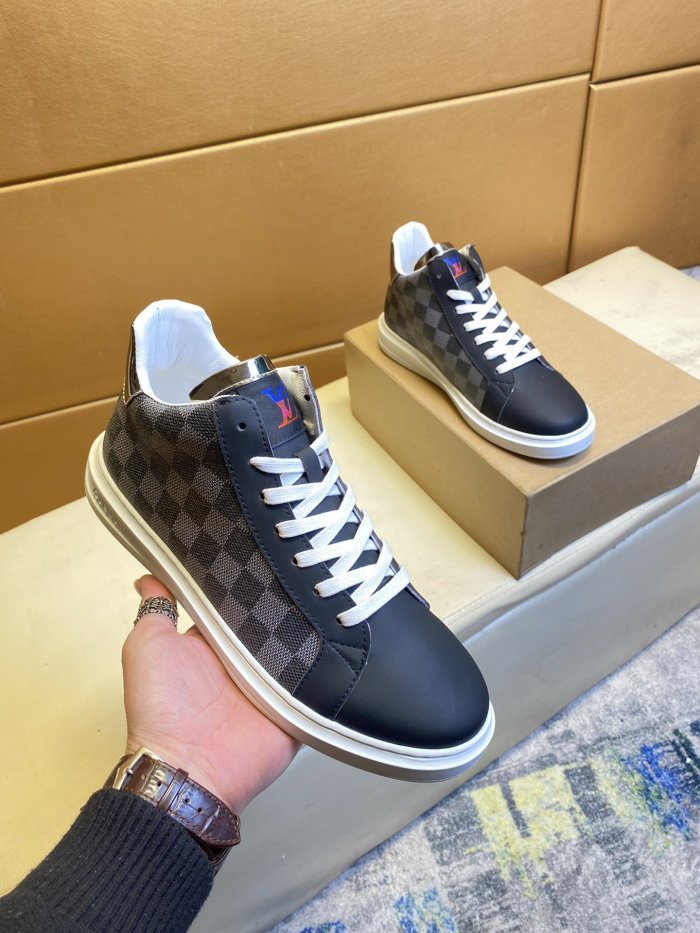 Louis Vuitton Men Shoes Fashion Sneakers Luxury Brand Mens Casual Shoes with Original Box