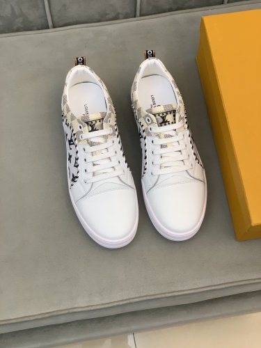 Louis Vuitton Men Shoes Fashion Sneakers Luxury Brand Mens Casual Shoes with Original Box