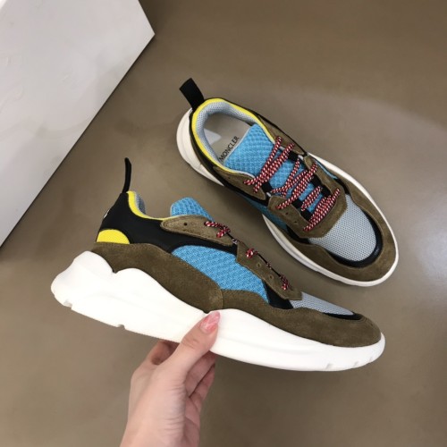 Moncler Men Shoes Sneakers Fashion Designers Luxury Brand Sports Shoes for Men Breathable with Original box