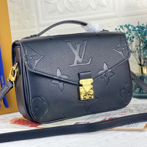 Louis Vuitton Womens Bags Crossbody Bag POCHETTE MÉTIS Damier Ebene Canvas Luxury Brand Messenger Shoulder Bags with Original Box M40780