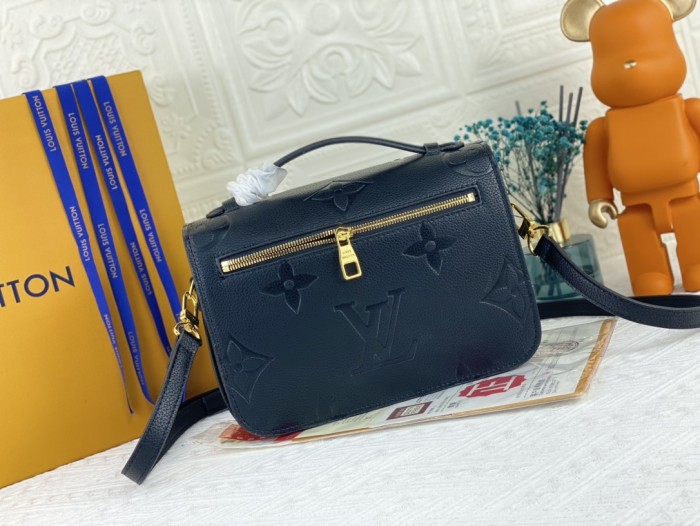 Louis Vuitton Womens Bags Crossbody Bag POCHETTE MÉTIS Damier Ebene Canvas Luxury Brand Messenger Shoulder Bags with Original Box M40780
