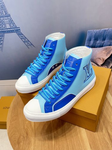 Louis Vuitton Men Shoes Fashion Casual Design Fashion Sneakers Luxury TATTOO SNEAKER BOOT 1A8XX0 with Original Box