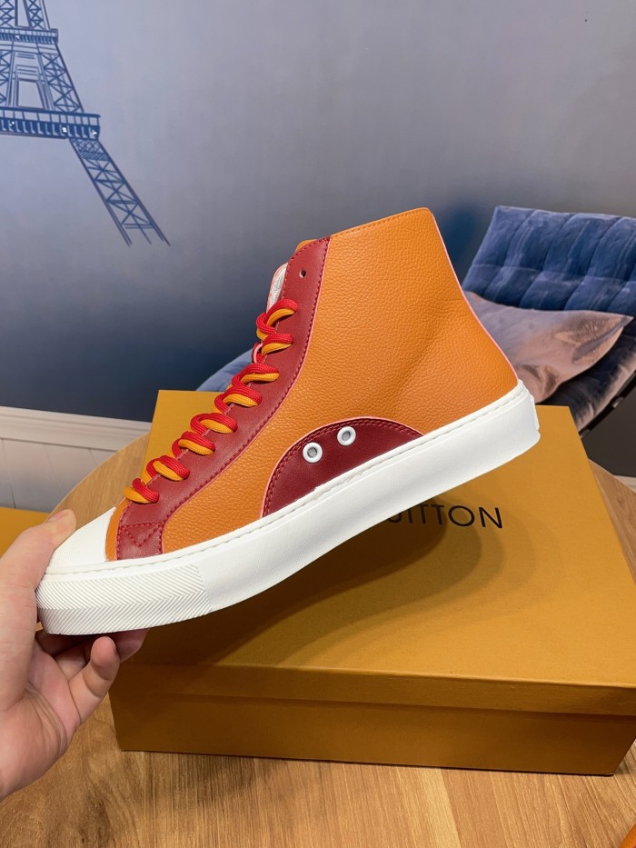 Louis Vuitton Men Shoes Fashion Casual Design Fashion Sneakers Luxury TATTOO SNEAKER BOOT with Original Box 1A8XX9