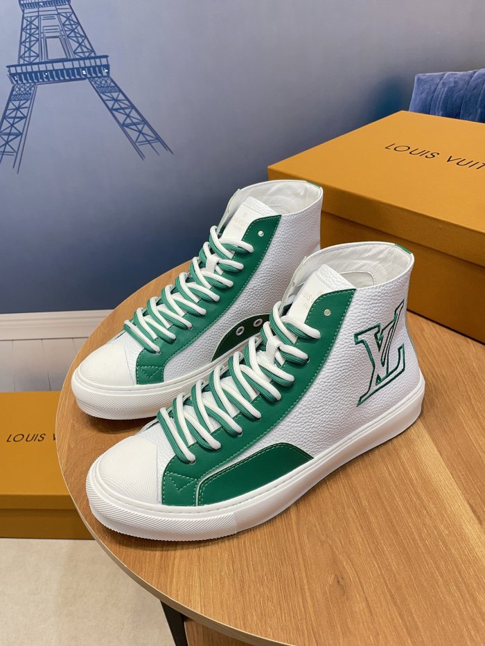 Louis Vuitton Men Shoes Fashion Casual Design Fashion Sneakers Luxury TATTOO SNEAKER BOOT with Original Box 1A8XWU