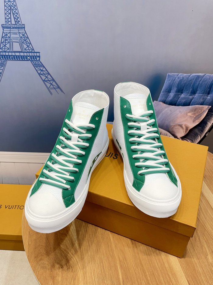 Louis Vuitton Men Shoes Fashion Casual Design Fashion Sneakers Luxury TATTOO SNEAKER BOOT with Original Box 1A8XWU