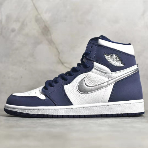 Air Jordan 1 High OG CO.JP “Midnight Navy” Sneakers Mens Womens Shoes Sneakers with Original Box CD1788-100 3020Q15