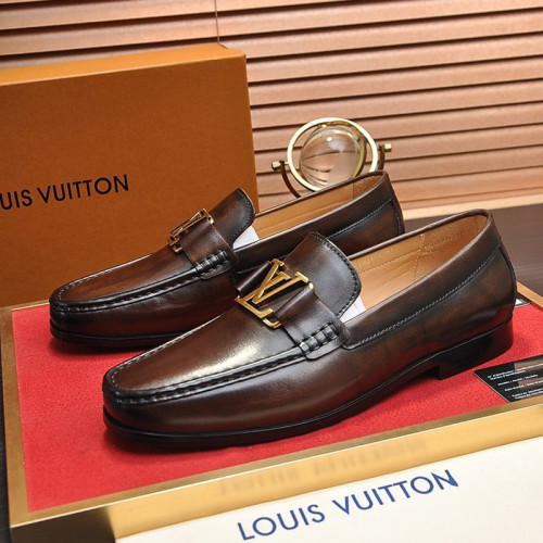 Louis Vuitton Men Shoes Business Luxury Brand LV Dress Shoes with Original Box