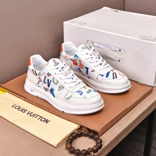 Louis Vuitton Men Shoes Fashion Sneakers Luxury Brand Mens Casual Shoes with Original Box